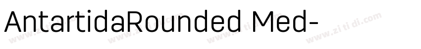 AntartidaRounded Med字体转换
